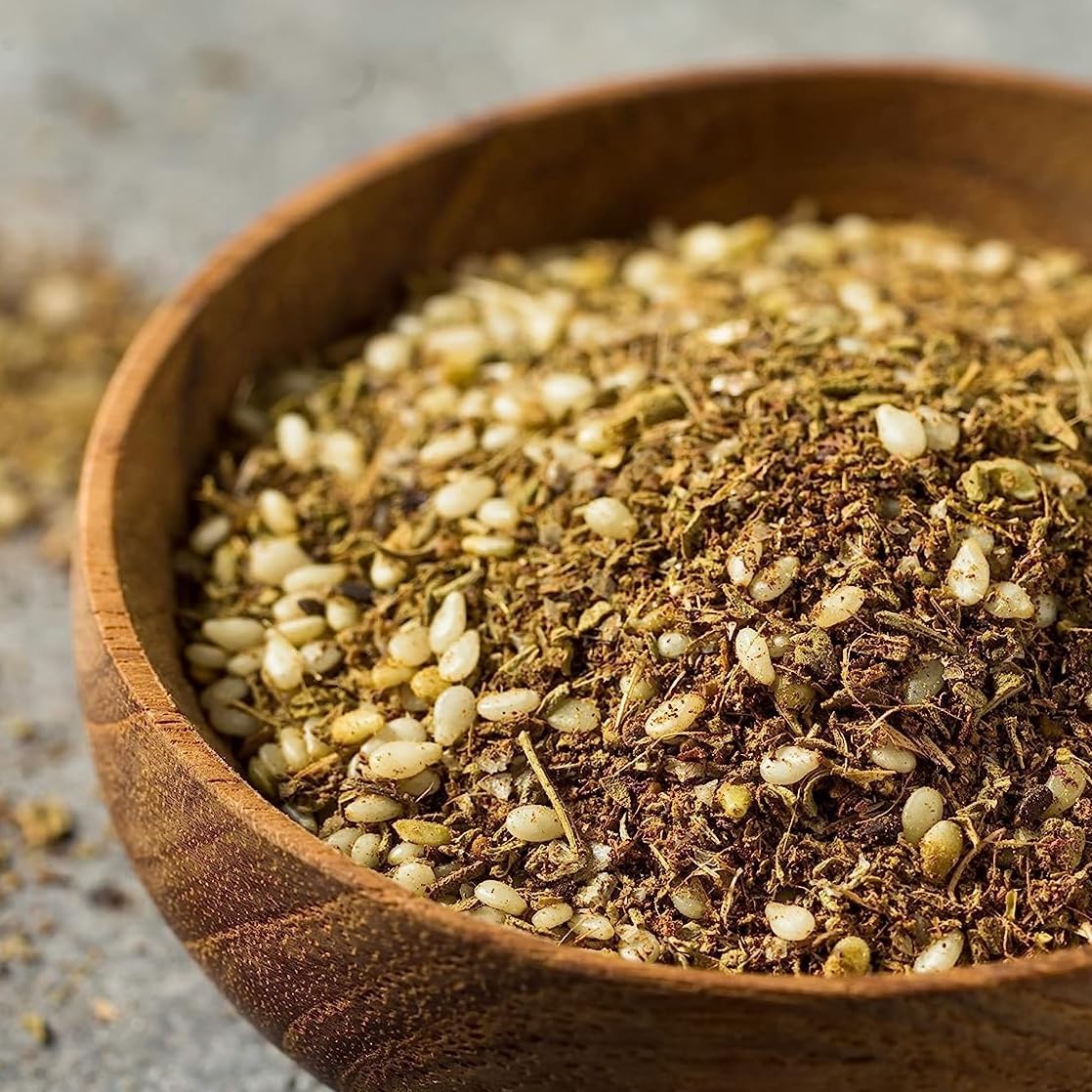 MINI COOKIES APÉRITIFS BIO & VEGAN - Za'atar : Thym, sésame et sumac - Sachet compostable de 130G
