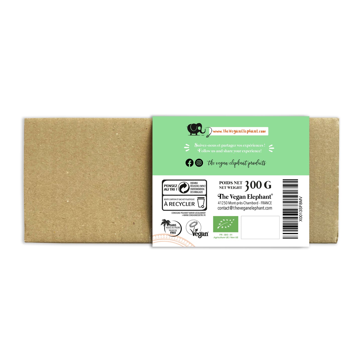 MINI COOKIES BIO & VEGAN Double Chocolat - Boite de 300G