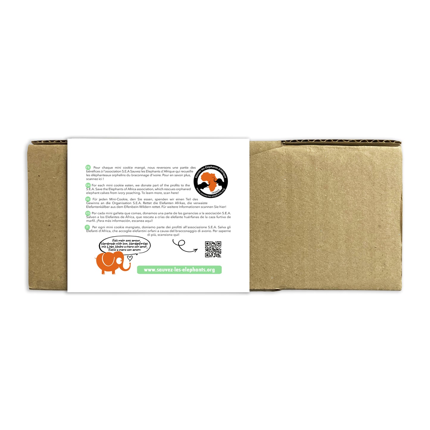 MINI COOKIES BIO & VEGAN Double Chocolat - Boite de 300G
