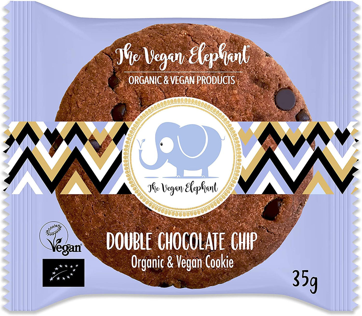 ORGANIC &amp; VEGAN COOKIES Vanilla Chocolate Chips and All Chocolate - 2 Boxes of 17 Cookies